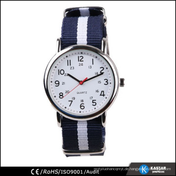 Nylon Uhrenarmband Männer Handuhr